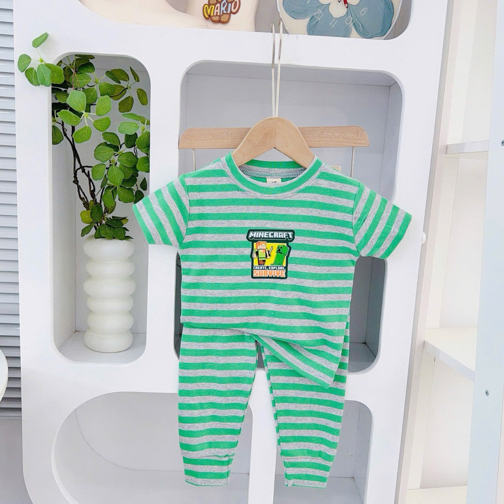 Cotton Terno Tshirt and Pajama sleepwear Set for 1-5 years old III