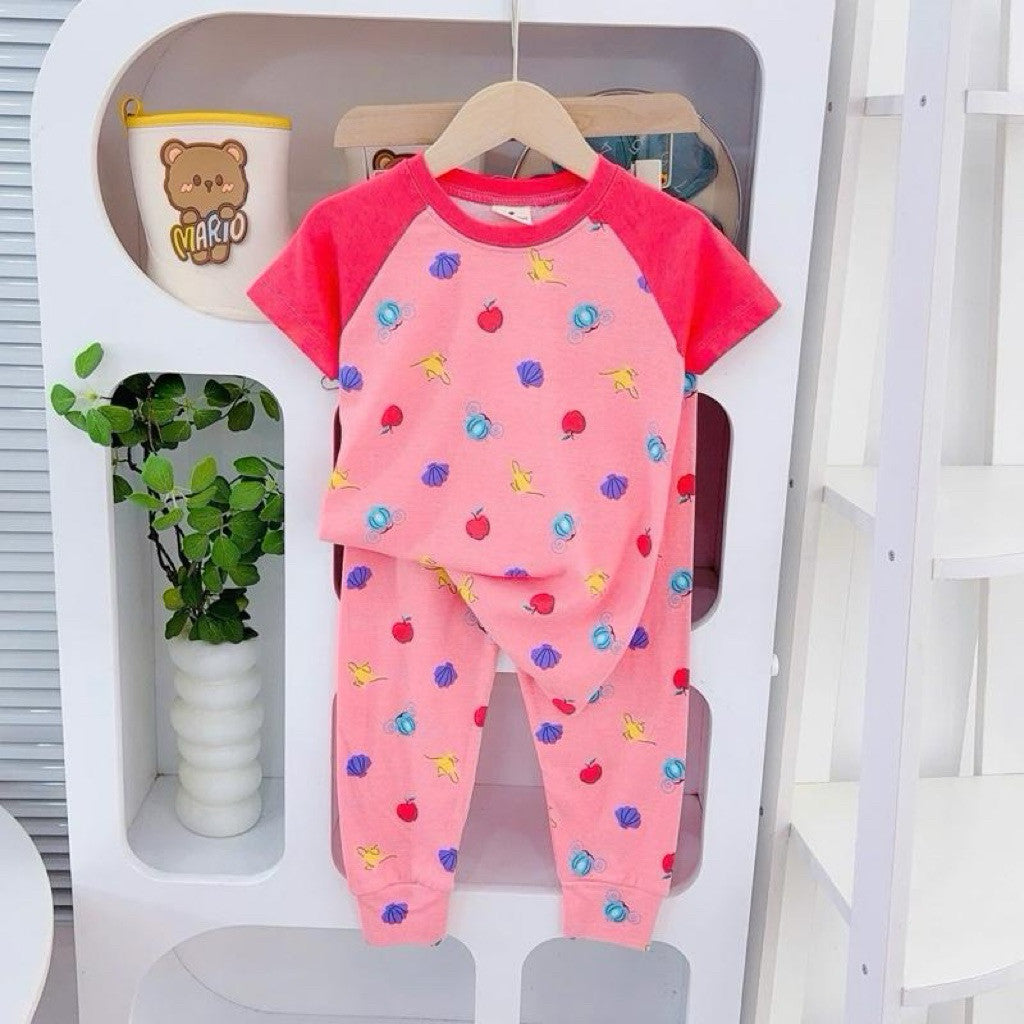 Cotton Terno T-Shirt and Pajama Sleepwear Set for 6-10 years old