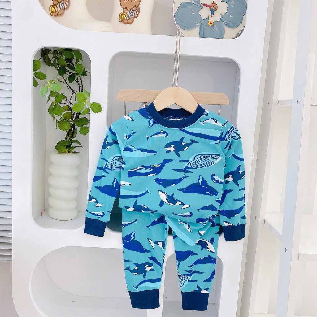 Cotton Terno Longsleeve and Pajama sleepwear set for 1-5 years old V