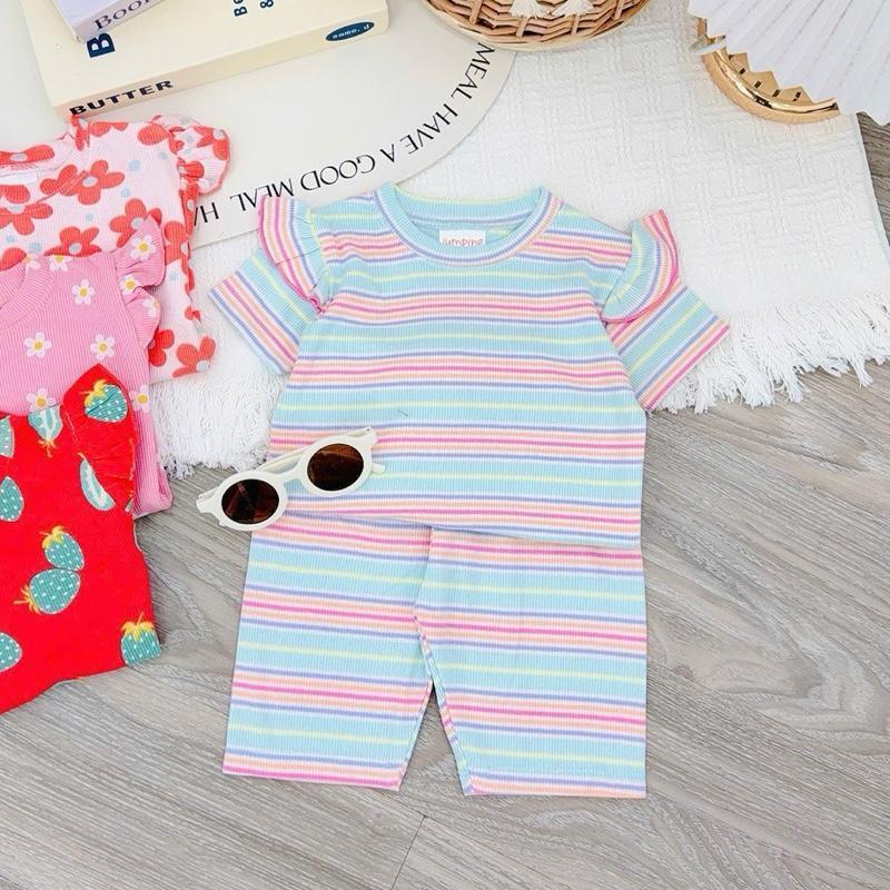 Baby Bizz 1-5 years old Cotton Ruffles T-Shirt & Shorts Set for Kids