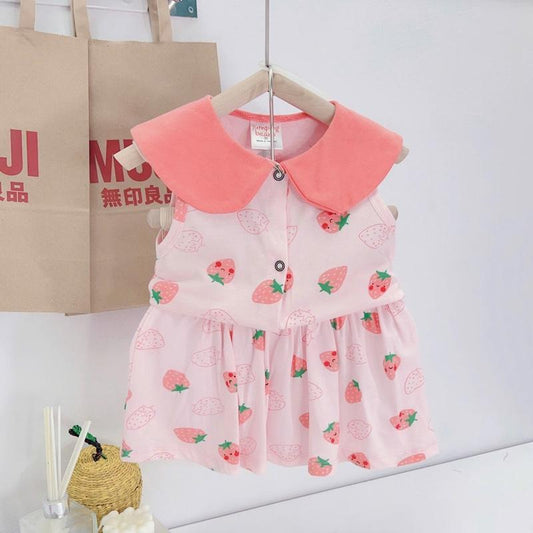 Cotton Top & Skort Set for 1-5 years old
