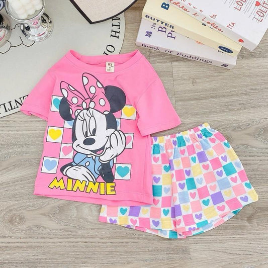 Cotton Terno Tshirt and Shorts OOTD set for 1-5 years old