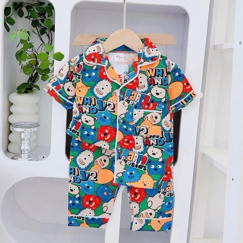 HT Terno Polo and Pajama Sleepwear Set 1-10 Years Old