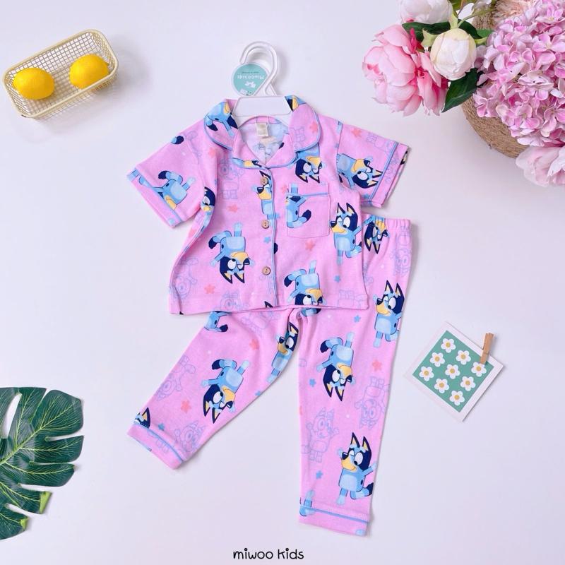 Miwoo Cotton Terno Polo and Pajama Sleepwear set for 1-5 y/o