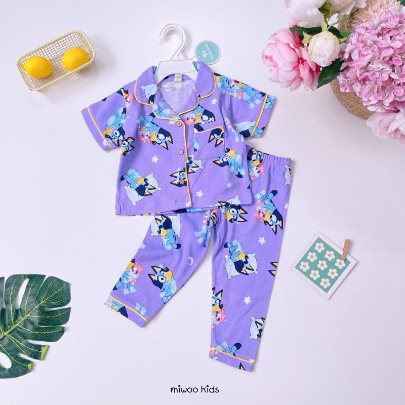Miwoo Cotton Terno Polo and Pajama Sleepwear set for 1-5 y/o