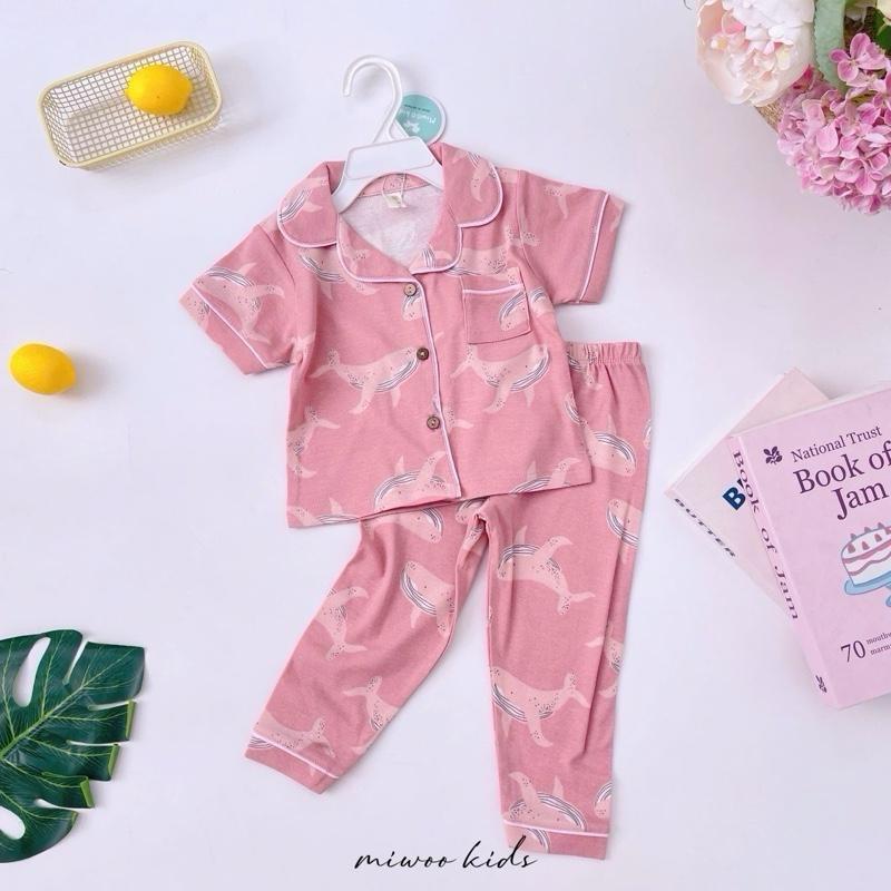 Miwoo Cotton Terno Polo and Pajama Sleepwear set for 1-5 y/o