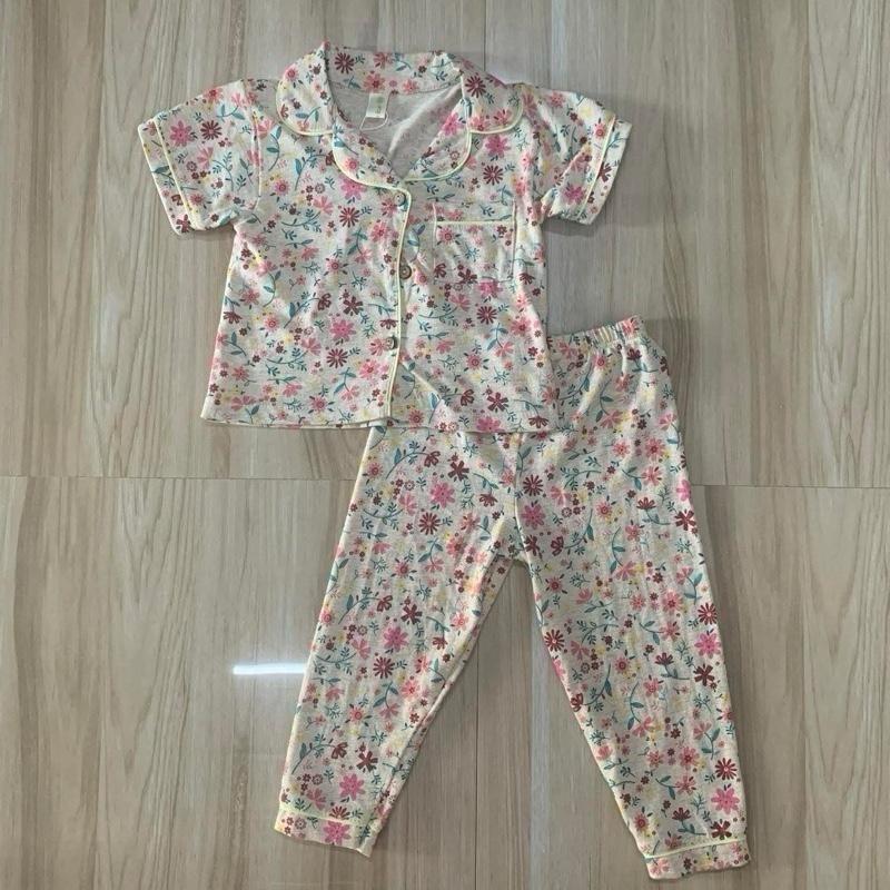 Miwoo Cotton Terno Polo and Pajama Sleepwear set for 1-5 y/o