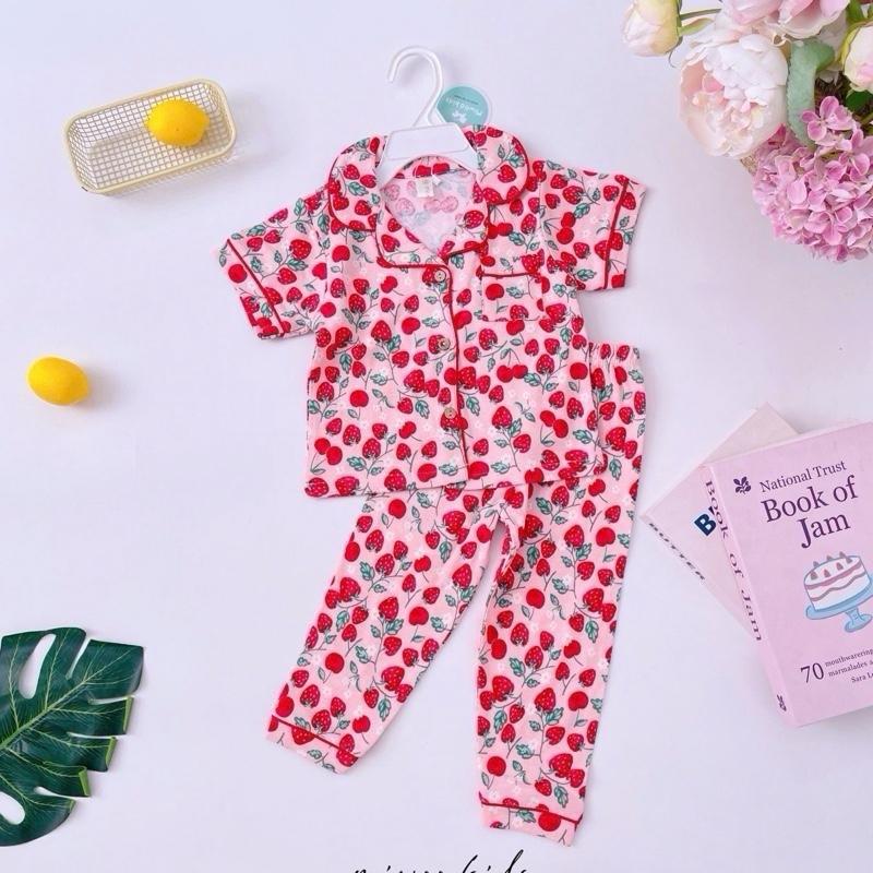 Miwoo Cotton Terno Polo and Pajama Sleepwear set for 1-5 y/o