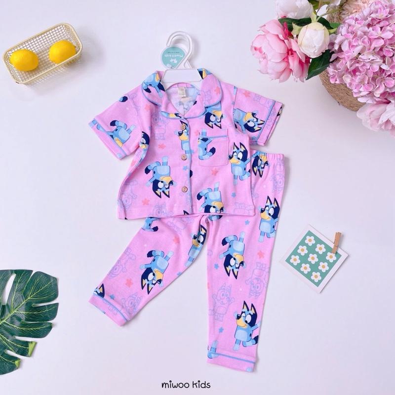 Miwoo Cotton Terno Polo and Pajama Sleepwear set for 1-5 y/o