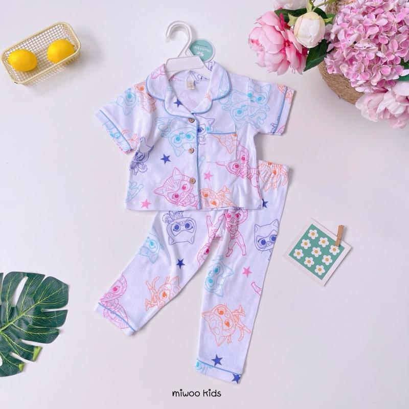 Miwoo Cotton Terno Polo and Pajama Sleepwear set for 1-5 y/o