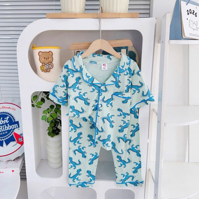 Cotton Terno Polo and pajama sleepwear set for 6-10 years old