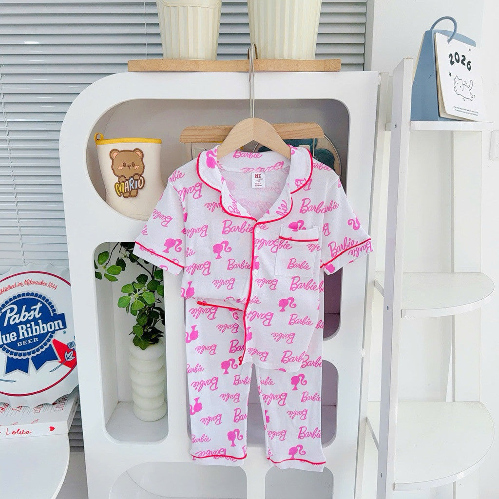 Cotton Terno Polo and pajama sleepwear set for 6-10 years old II