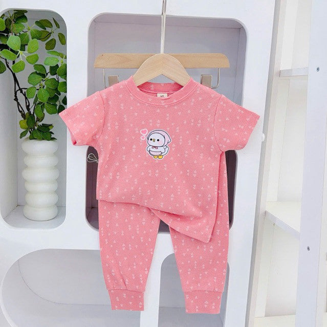 Cotton Terno T-shirt and Pajama sleepwear set for 1-5 years old