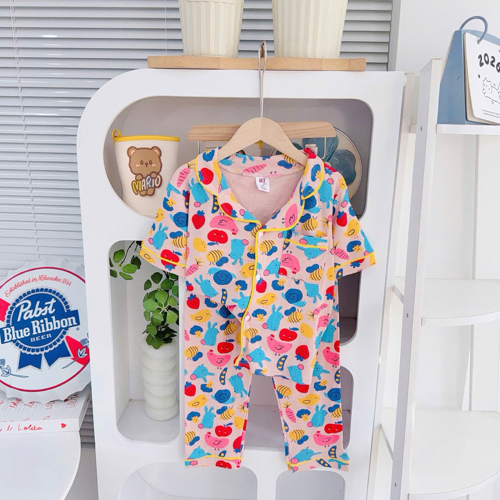 Cotton Terno Polo and pajama sleepwear set for 6-10 years old II