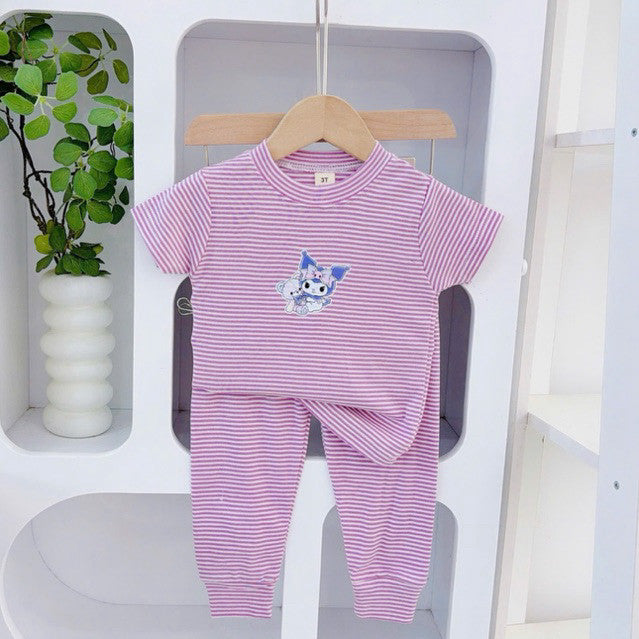 Cotton Terno T-shirt and Pajama sleepwear set for 1-5 years old