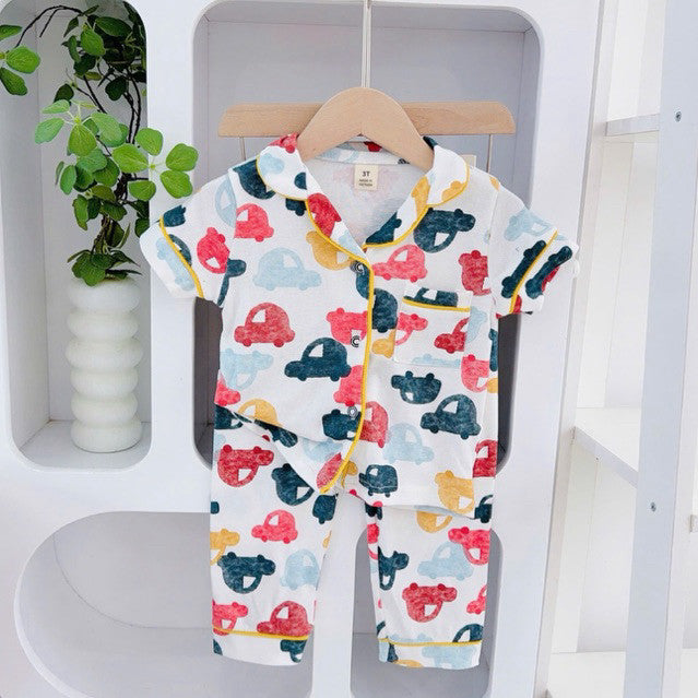 Cotton Terno Polo and pajama set for 1-5 years old