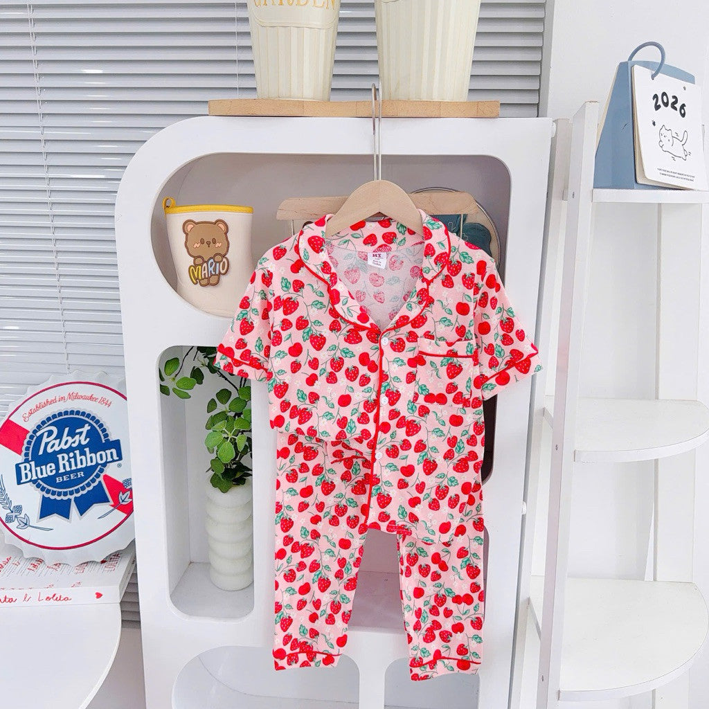 Cotton Terno Polo and pajama sleepwear set for 6-10 years old II