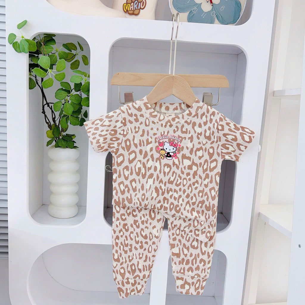 Cotton Terno T-shirt and Pajama sleepwear set for 1-5 years old