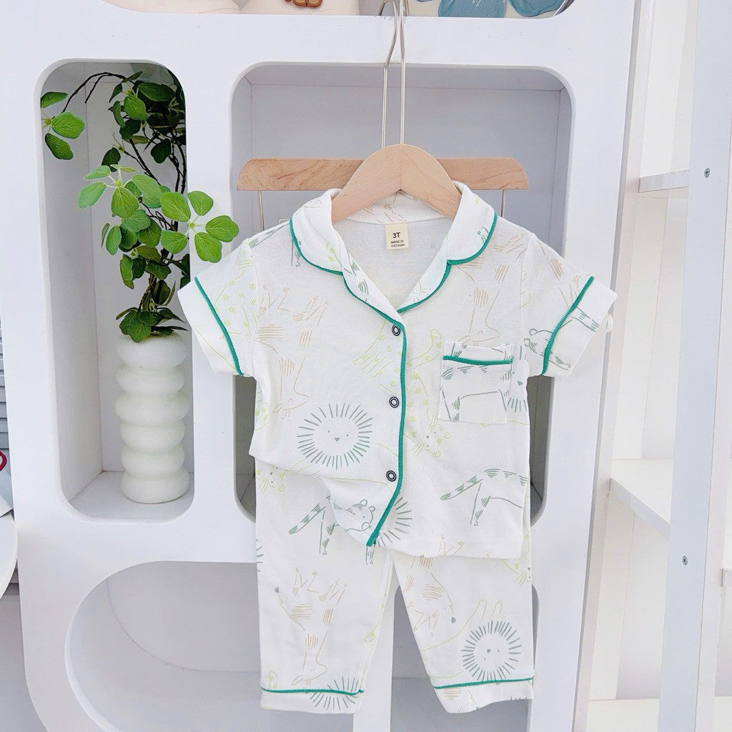 Cotton Terno Polo and pajama set for 1-5 years old