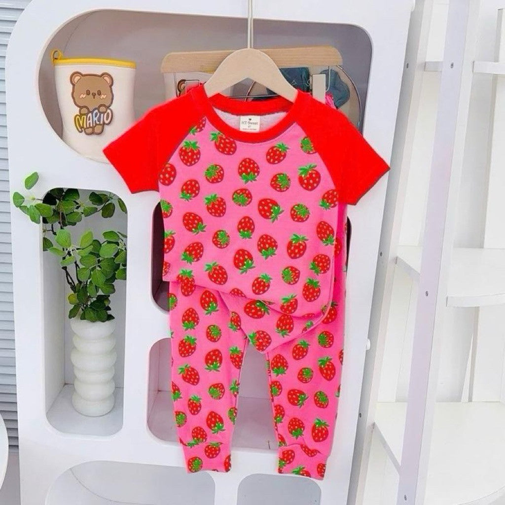 Cotton Terno T-Shirt and Pajama Sleepwear Set for 6-10 years old