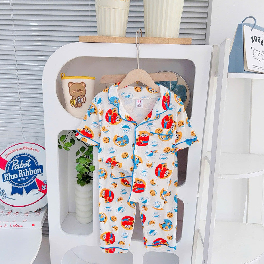 Cotton Terno Polo and pajama sleepwear set for 6-10 years old