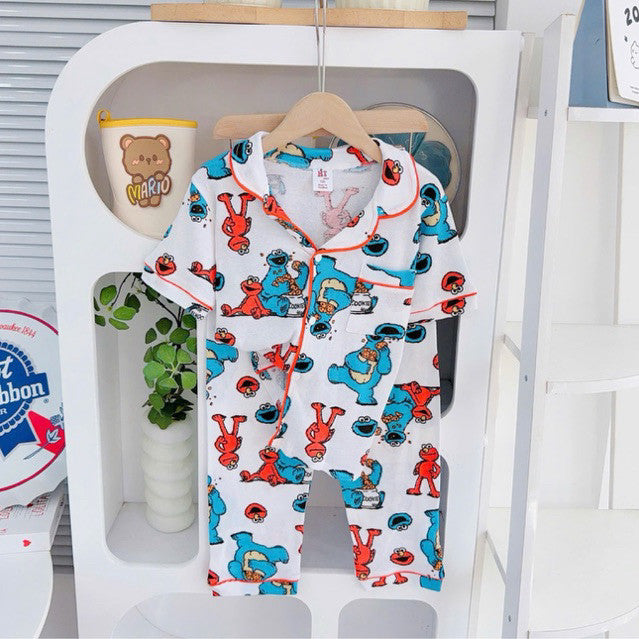 Cotton Terno Polo and pajama sleepwear set for 6-10 years old
