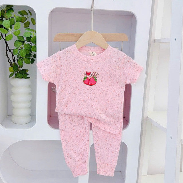 Cotton Terno T-shirt and Pajama sleepwear set for 1-5 years old