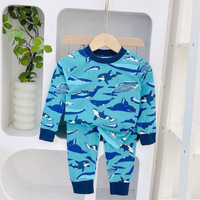 Cotton Terno Longsleeve and Pajama sleepwear set for 1-5 years old V