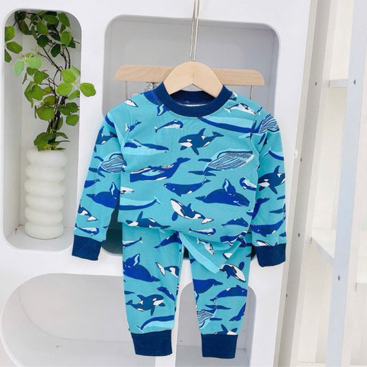 Cotton Terno Longsleeve and Pajama sleepwear set for 1-5 years old V