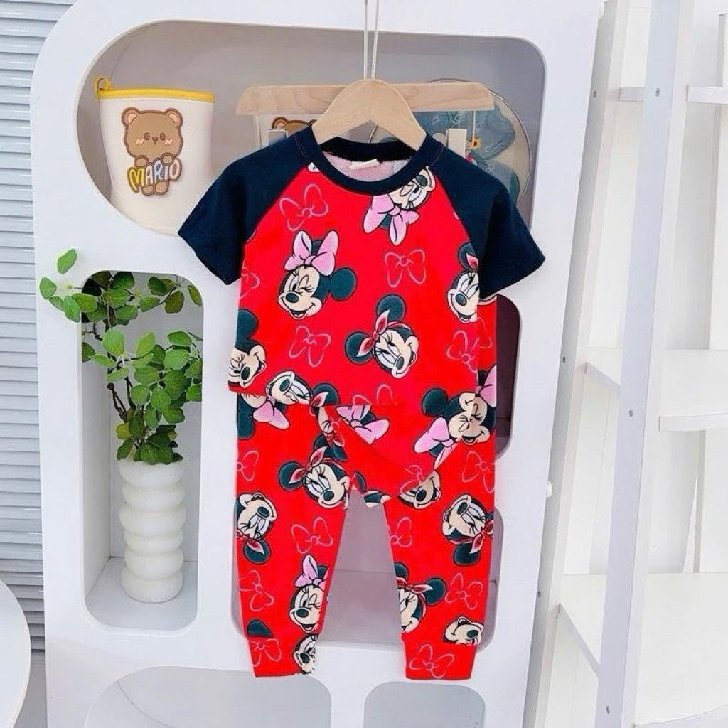 Cotton Terno T-Shirt and Pajama Sleepwear Set for 6-10 years old