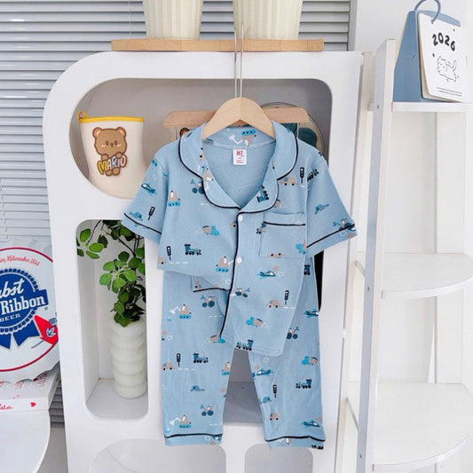 Cotton Terno Polo and pajama sleepwear set for 6-10 years old