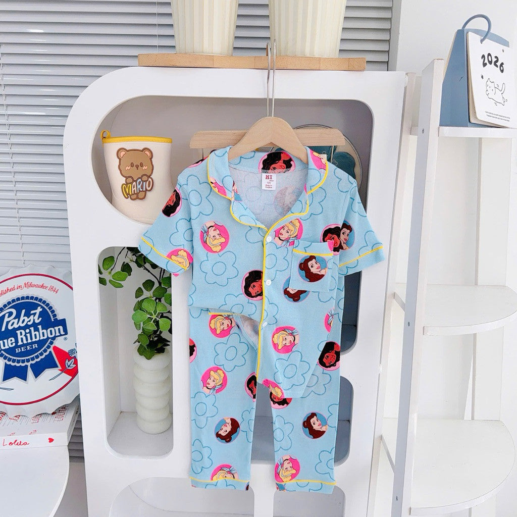 Cotton Terno Polo and pajama sleepwear set for 6-10 years old II