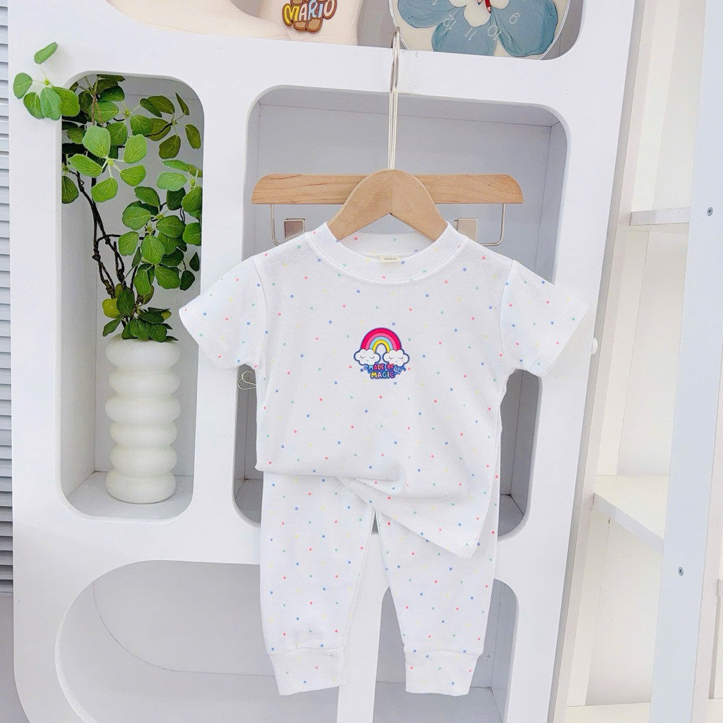 Cotton Terno T-shirt and Pajama sleepwear set for 1-5 years old