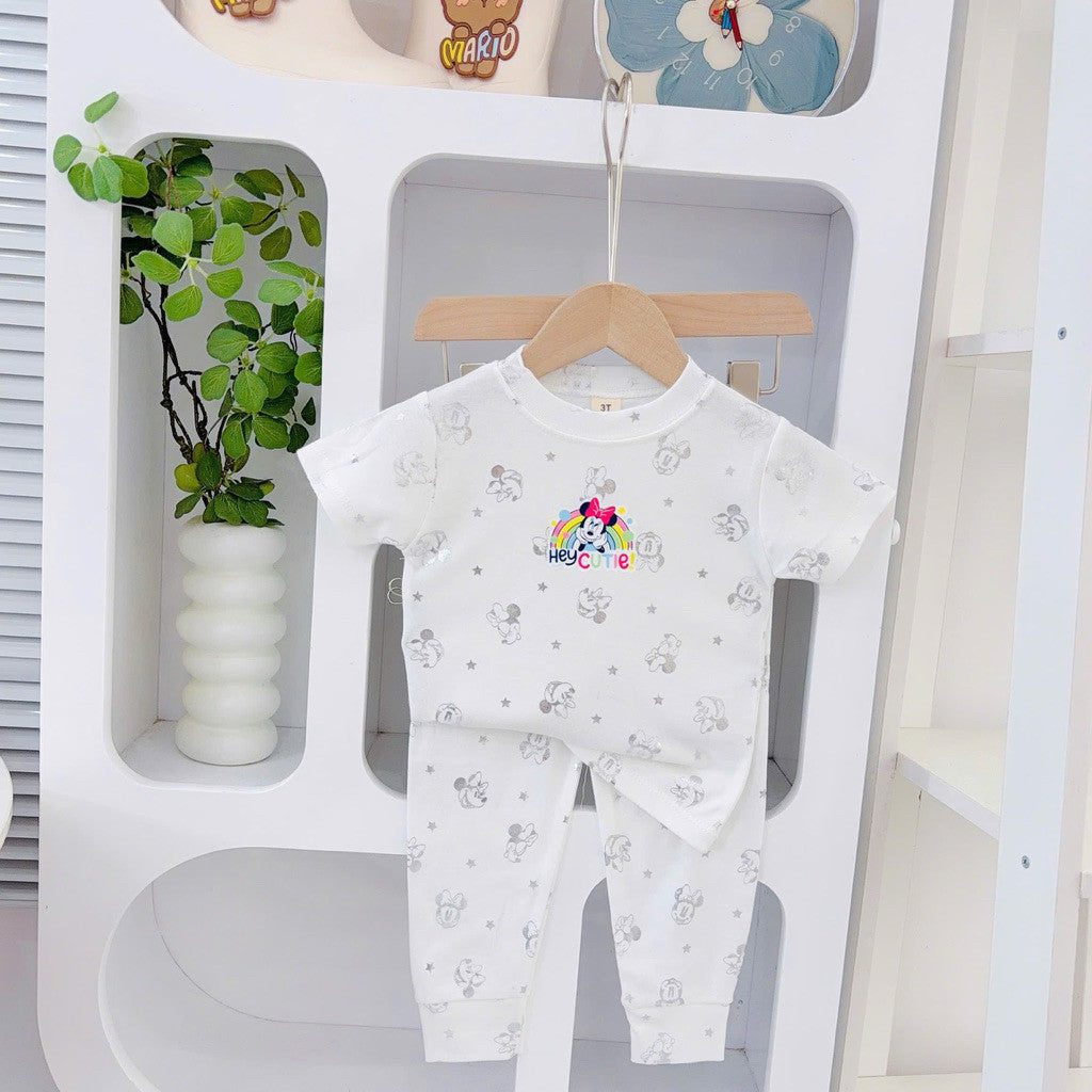 Cotton Terno T-shirt and Pajama sleepwear set for 1-5 years old