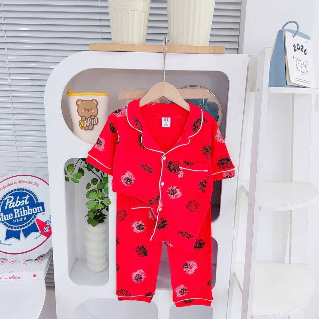 Cotton Terno Polo and pajama sleepwear set for 6-10 years old