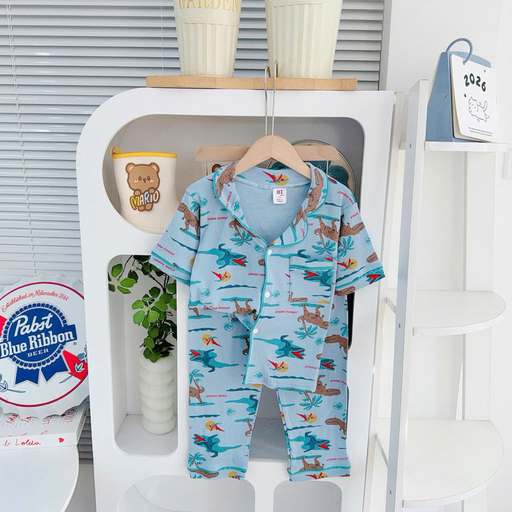 Cotton Terno Polo and pajama sleepwear set for 6-10 years old