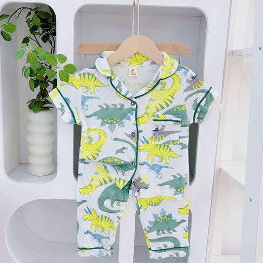 Cotton Terno Polo and pajama set for 1-5 years old