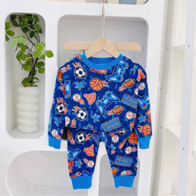 Cotton Terno Longsleeve and Pajama sleepwear set for 1-5 years old V