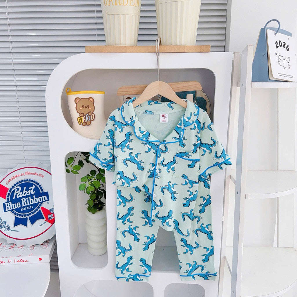 Cotton Terno Polo and pajama sleepwear set for 6-10 years old