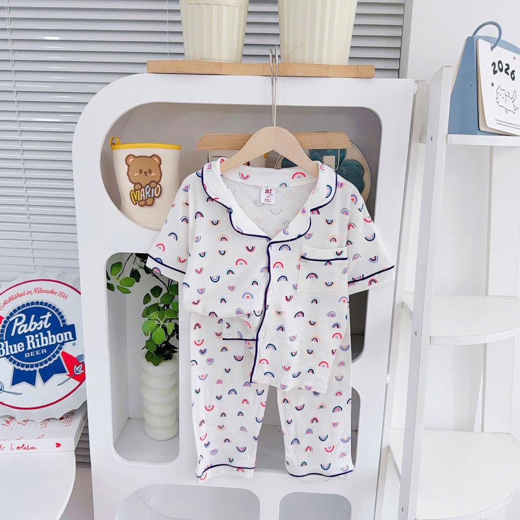 Cotton Terno Polo and pajama sleepwear set for 6-10 years old II