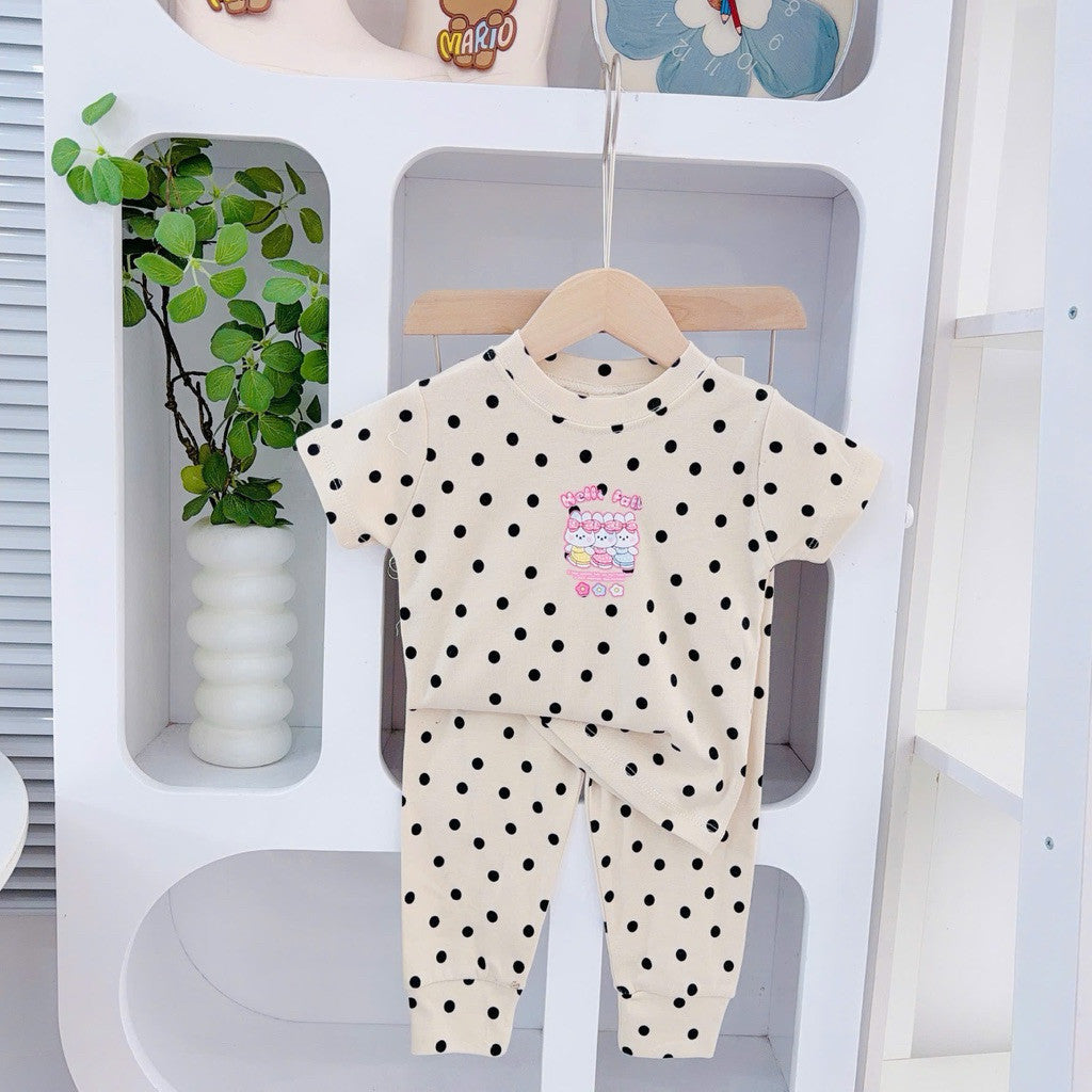 Cotton Terno T-shirt and Pajama sleepwear set for 1-5 years old