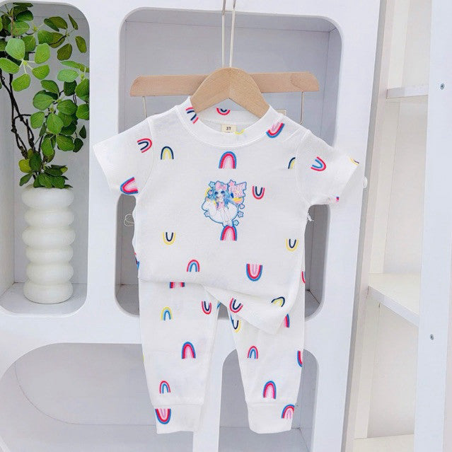 Cotton Terno T-shirt and Pajama sleepwear set for 1-5 years old
