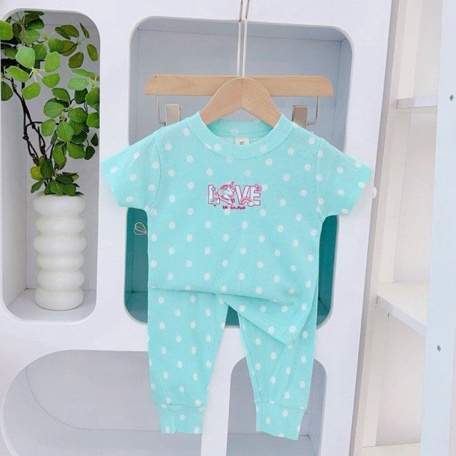 Cotton Terno T-shirt and Pajama sleepwear set for 1-5 years old