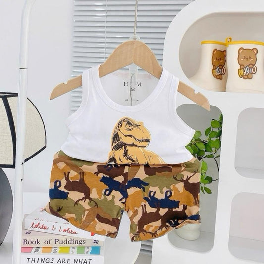 Cotton Terno Sando and Shorts set for 1-5 years old