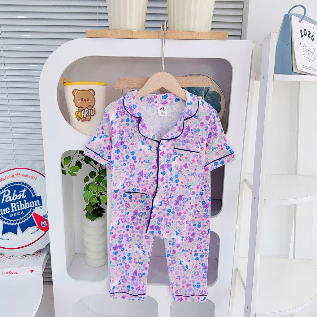 Cotton Terno Polo and pajama sleepwear set for 6-10 years old II