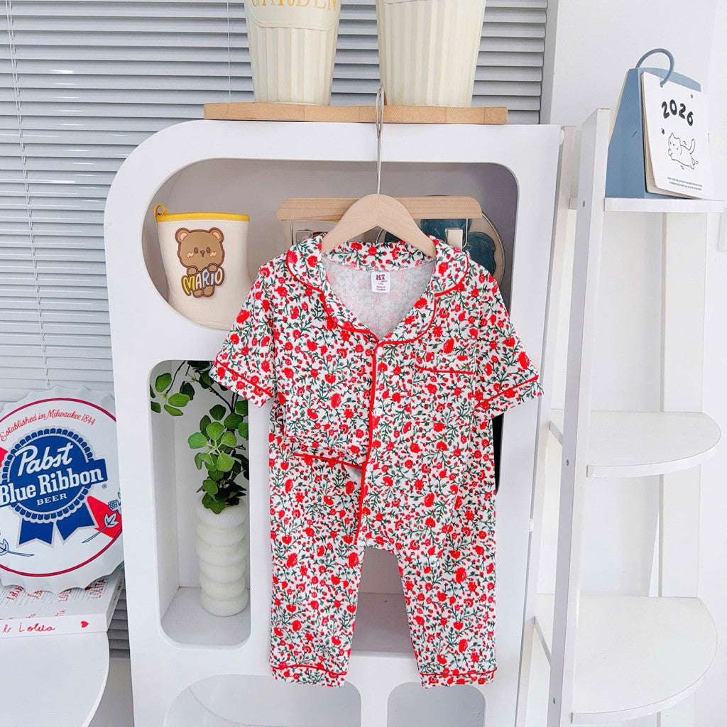 Cotton Terno Polo and pajama sleepwear set for 6-10 years old II