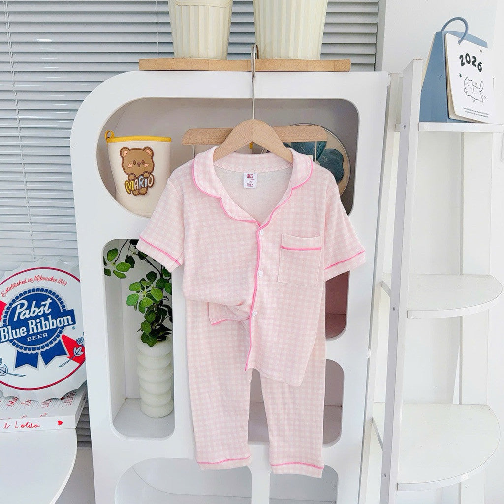 Cotton Terno Polo and pajama sleepwear set for 6-10 years old II