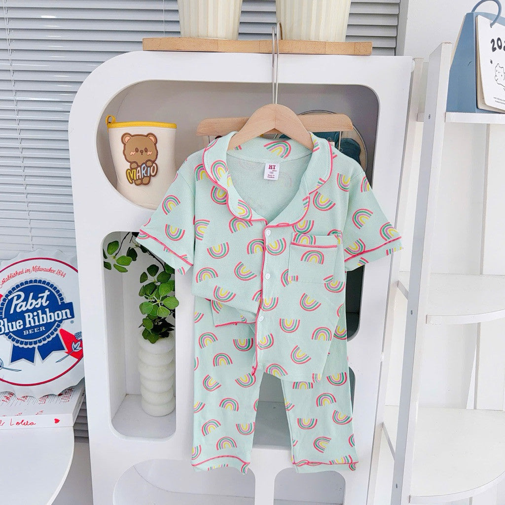 Cotton Terno Polo and pajama sleepwear set for 6-10 years old II