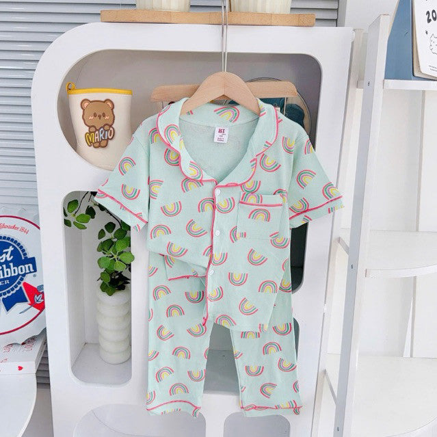Cotton Terno Polo and pajama sleepwear set for 6-10 years old II