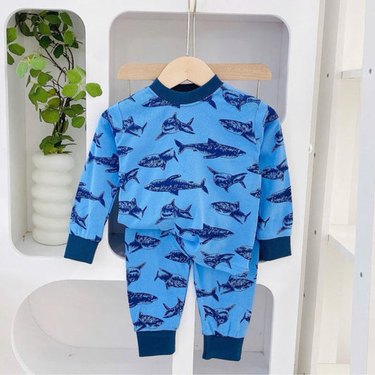 Cotton Terno Longsleeve and Pajama sleepwear set for 1-5 years old V